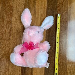 Pink plush bunny